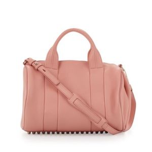 Alexander Wang Rocco Stud Satchel Bag in Nectar